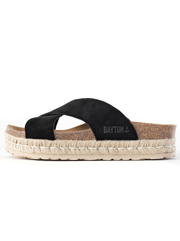 Bayton Bayton Pantolette 'Penelope' in Schwarz
