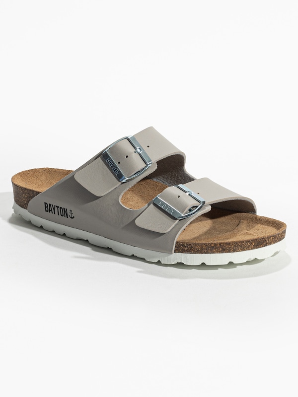 Bayton Bayton Pantolette 'Tracy' In Grau