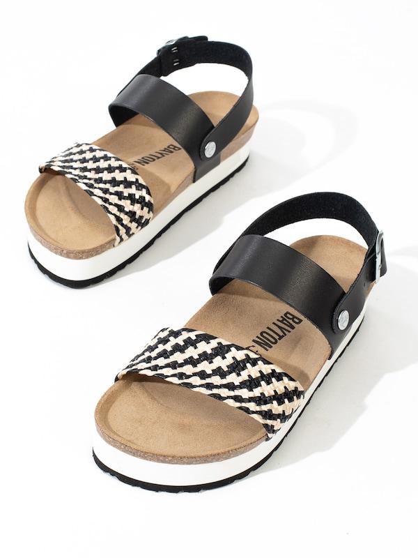 Bayton Bayton Sandale 'Almeria' In Schwarz