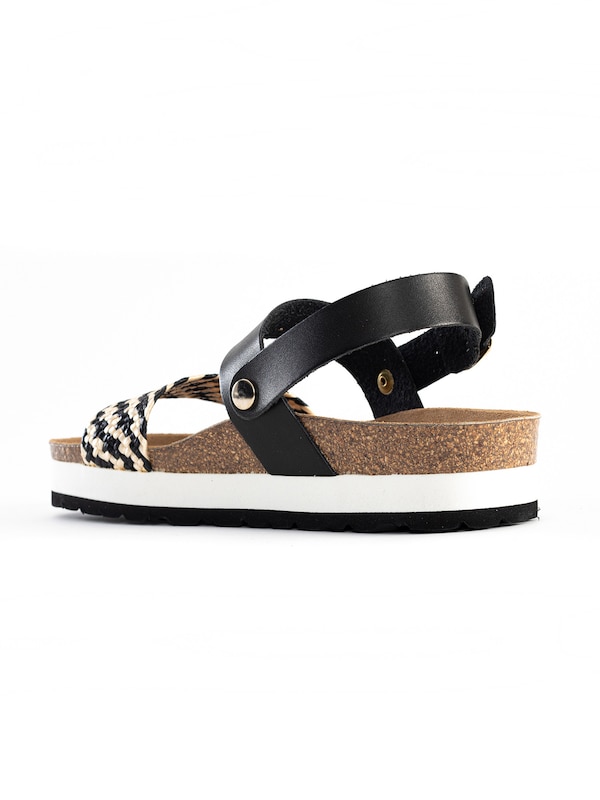 Bayton Bayton Sandale 'Almeria' In Schwarz