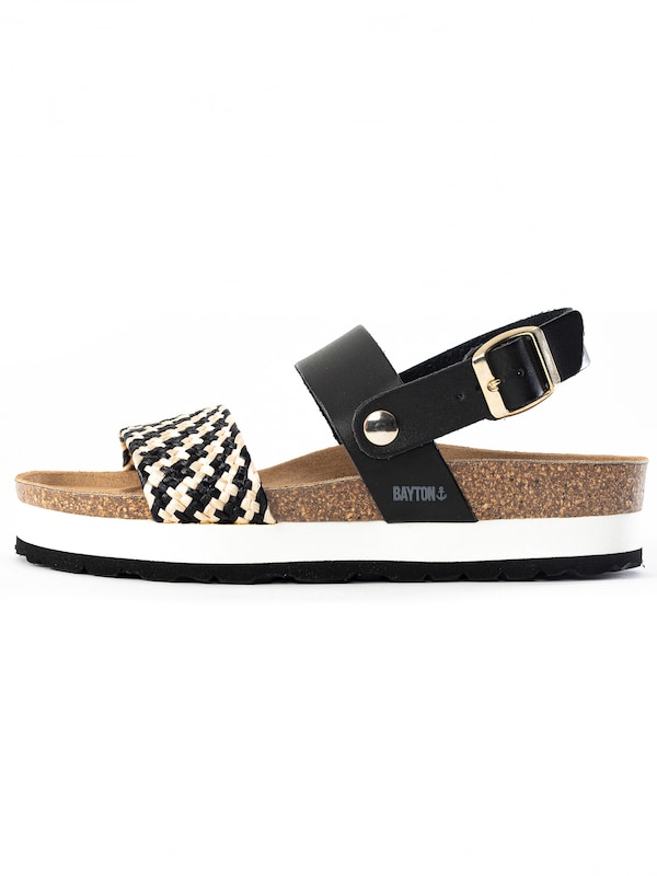 Bayton Bayton Sandale 'Almeria' in Schwarz