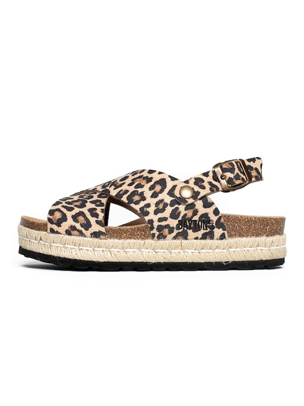 Bayton Bayton Sandale 'Leida' in Beige