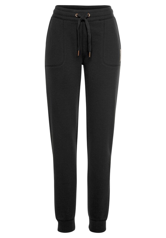 BENCH BENCH Tapered Loungehose in Schwarz