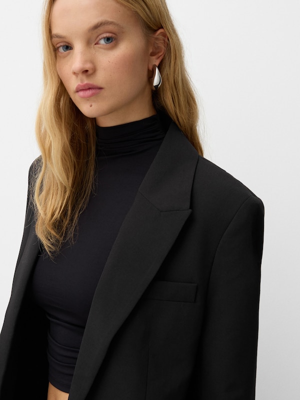 Bershka Bershka Blazer In Schwarz