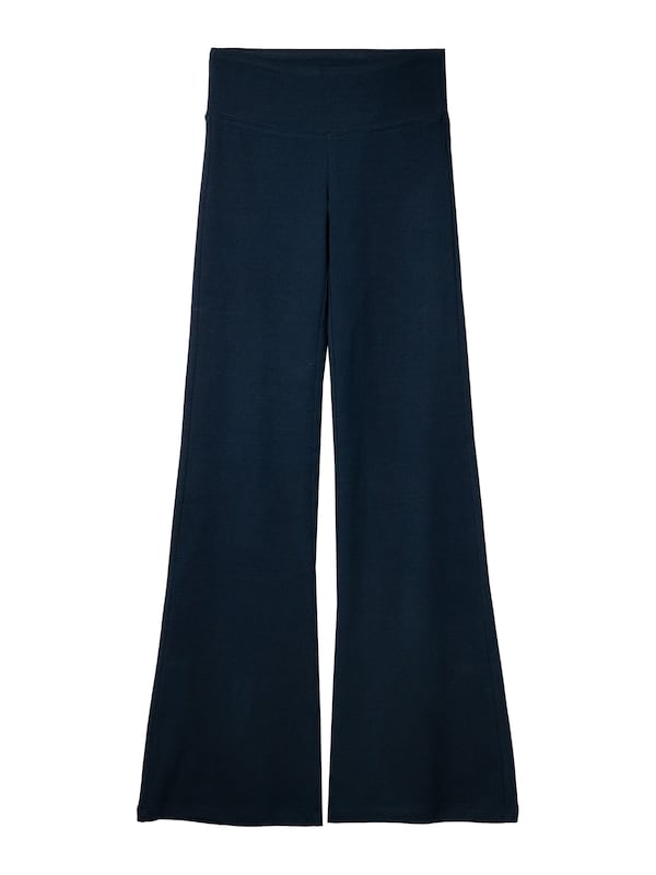 Bershka Bershka Flared Hose In Navy