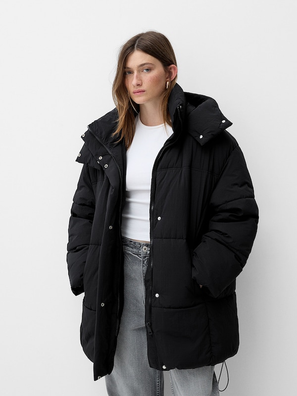 Bershka Bershka Jacke In Schwarz