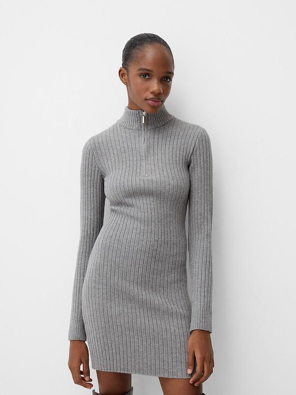 Bershka Bershka Kleid In Graumeliert