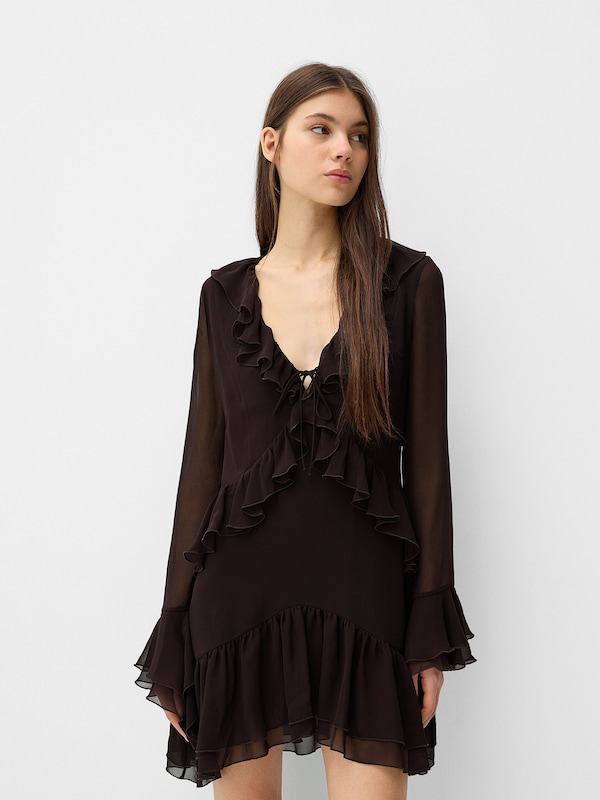 Bershka Bershka Kleid In Schoko