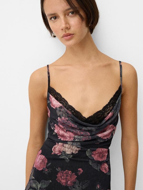 Bershka Bershka Kleid In Schwarz