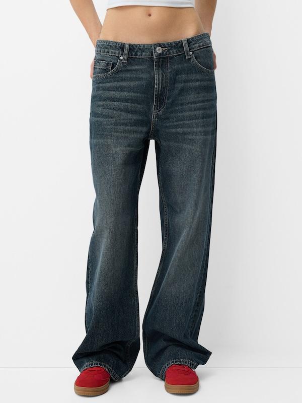 Bershka Bershka Loosefit Jeans In Blau