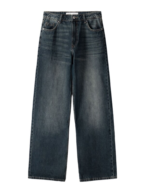 Bershka Bershka Loosefit Jeans in Blau