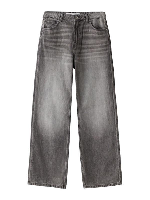Bershka Bershka Loosefit Jeans in Grey Denim