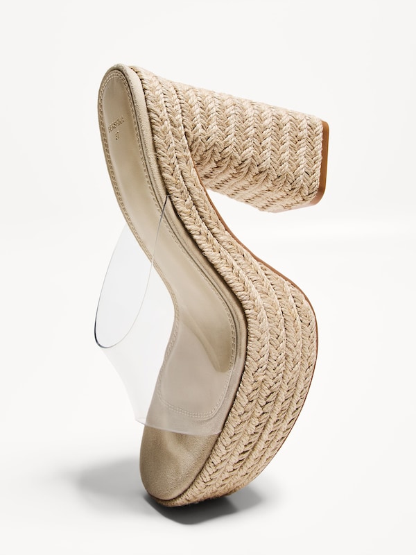 Bershka Bershka Pantolette In Transparent