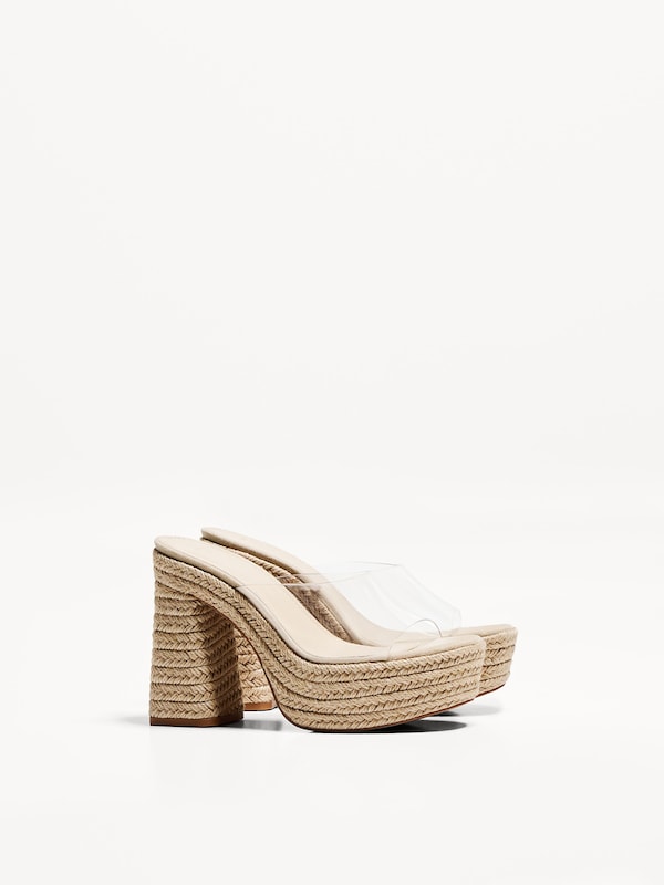 Bershka Bershka Pantolette In Transparent