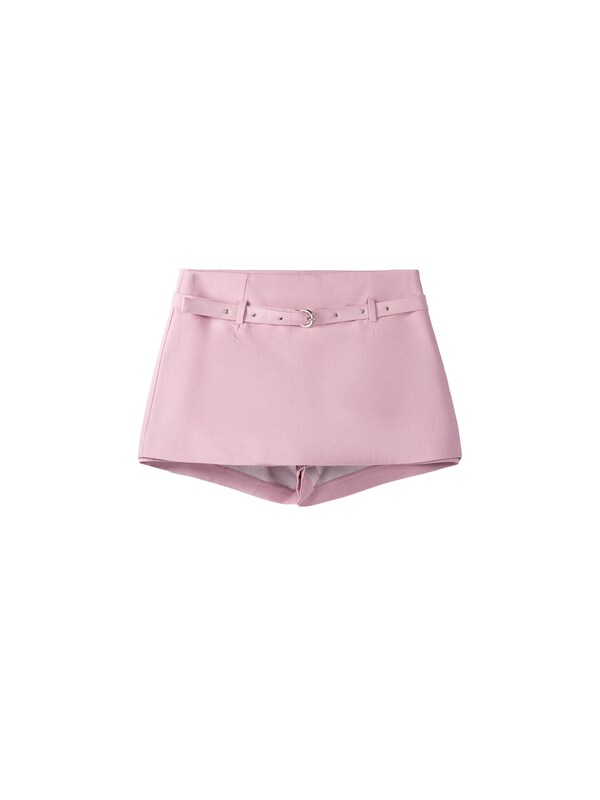 Bershka Bershka Regular Hosenrock In Hellpink
