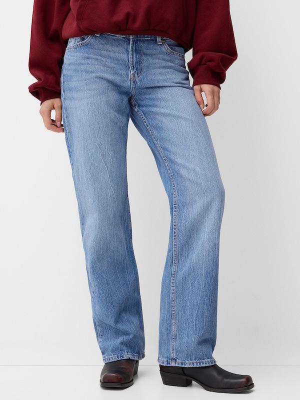 Bershka Bershka Regular Jeans in Blue Denim