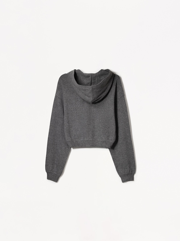 Bershka Bershka Sweatjacke In Dunkelgrau
