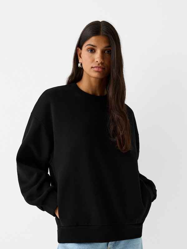 Bershka Bershka Sweatshirt In Schwarz
