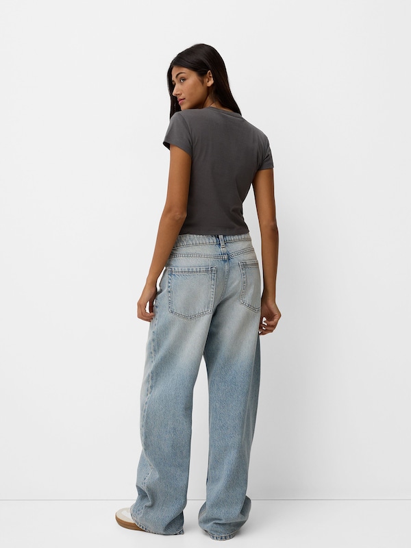 Bershka Bershka T-Shirt In Dunkelgrau