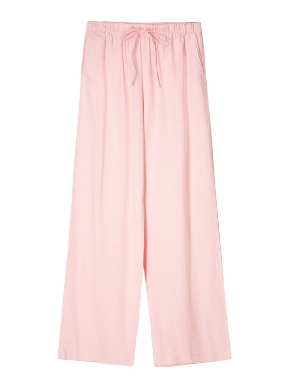 Bershka Bershka Wide Leg Hose in Rosa