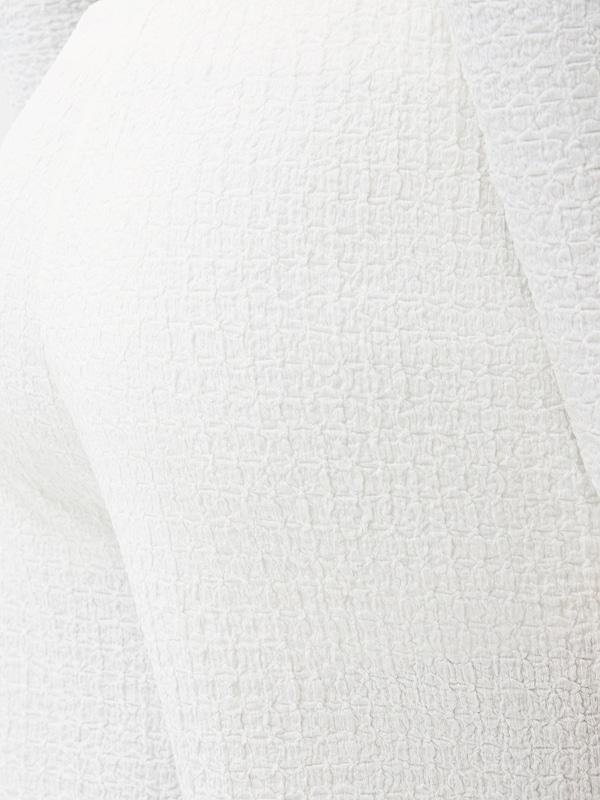 Bershka Bershka Wide Leg Hose In Weiß