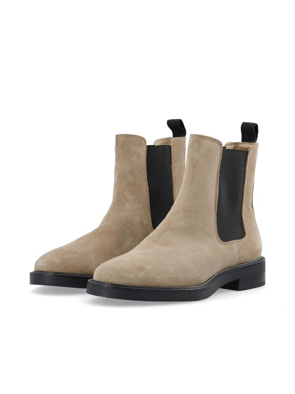 Bianco Bianco Chelsea Boots 'AALMA' In Beige