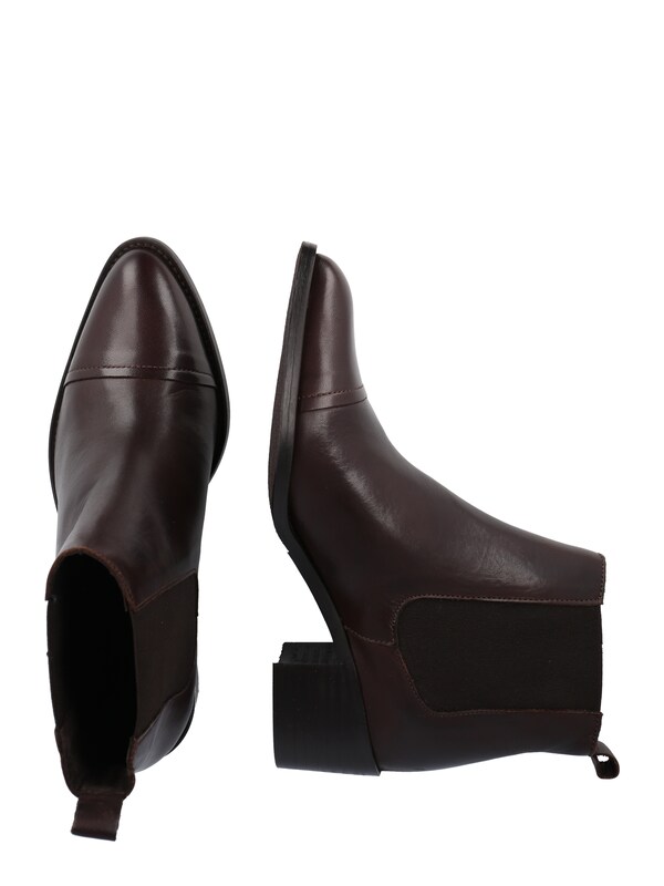 Bianco Bianco Chelsea Boots 'Carol' In Dunkelbraun
