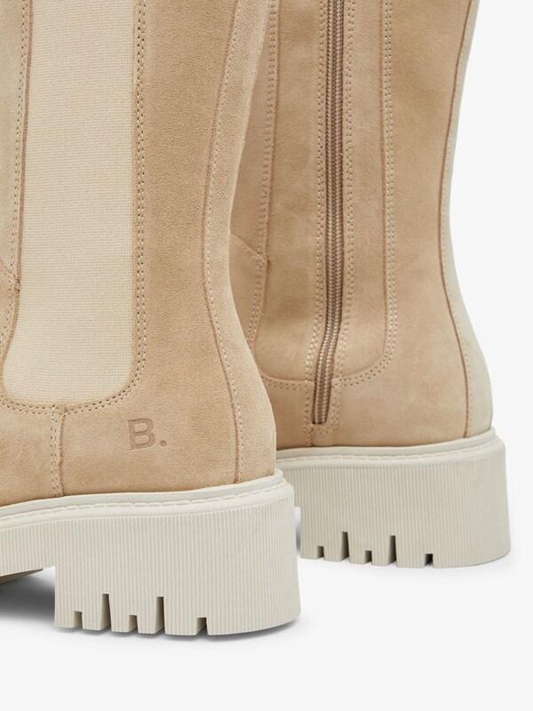 Bianco Bianco Chelsea Boots 'GARBI' In Beige