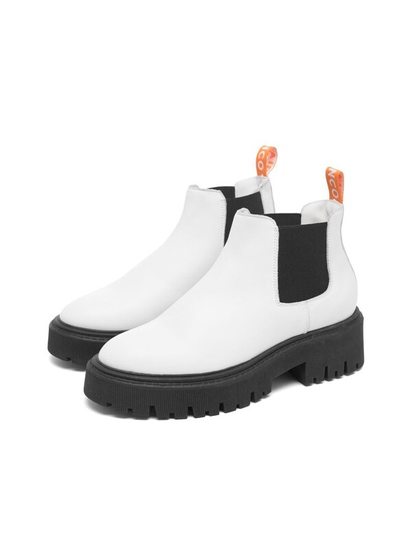 Bianco Bianco Chelsea Boots 'Garbi' In Weiß