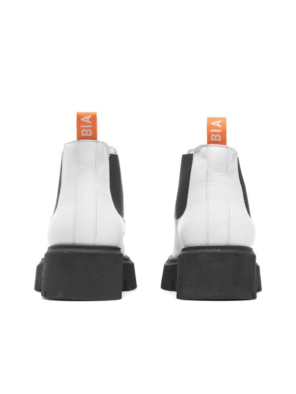 Bianco Bianco Chelsea Boots 'Garbi' In Weiß