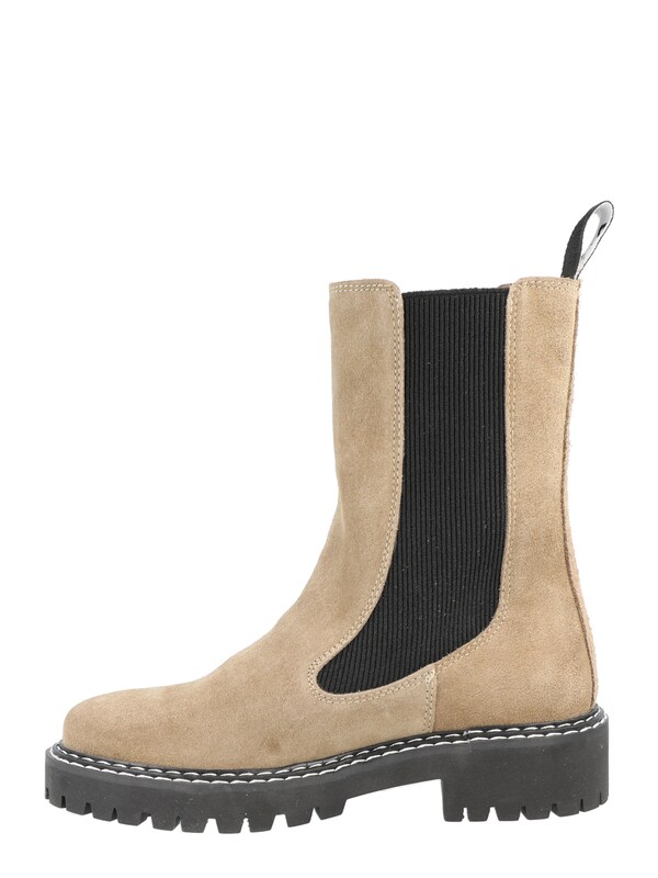 Bianco Bianco Chelsea Boots 'GUNNA' In Beige