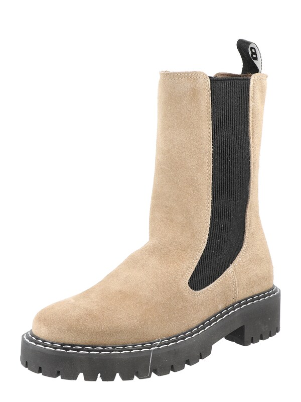 Bianco Bianco Chelsea Boots 'GUNNA' in Beige