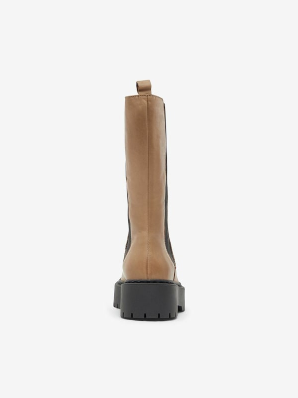 Bianco Bianco Chelsea Boots In Hellbeige