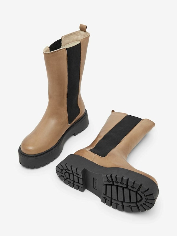 Bianco Bianco Chelsea Boots In Hellbeige