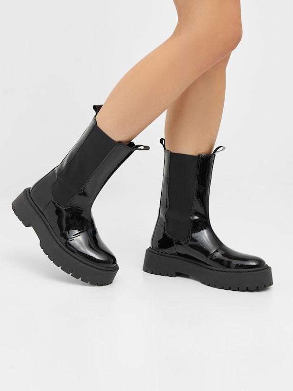 Bianco Bianco Chelsea Boots In Schwarz