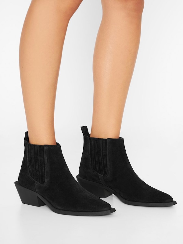 Bianco Bianco Chelsea Boots In Schwarz