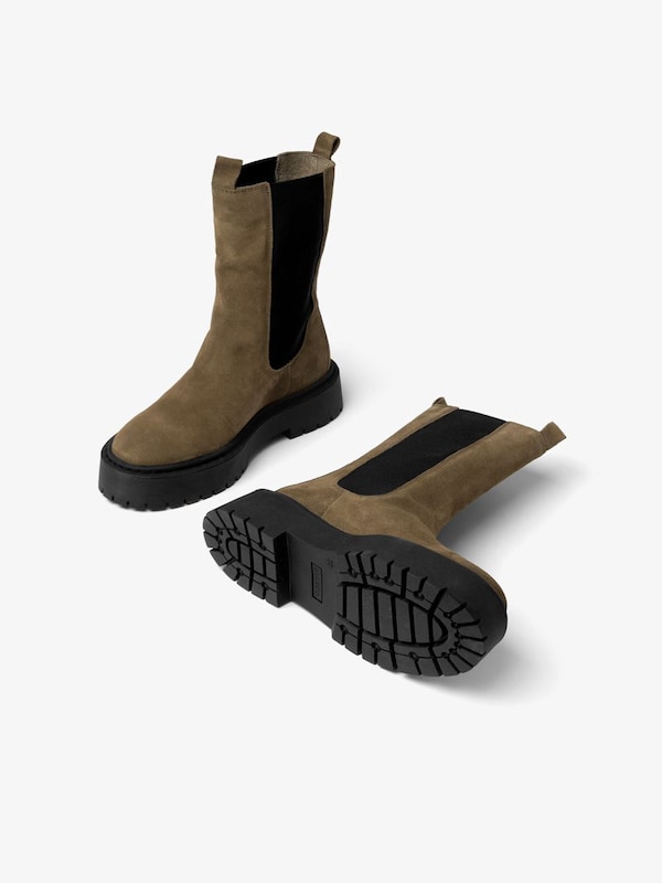 Bianco Bianco Chelsea Boots In Sepia