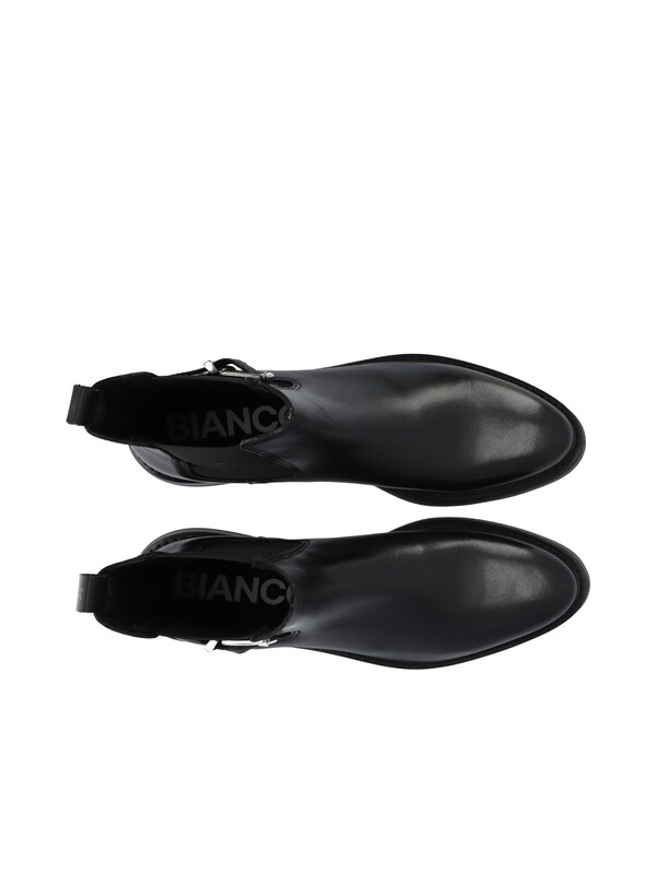 Bianco Bianco Chelsea Boots 'Panama' In Schwarz