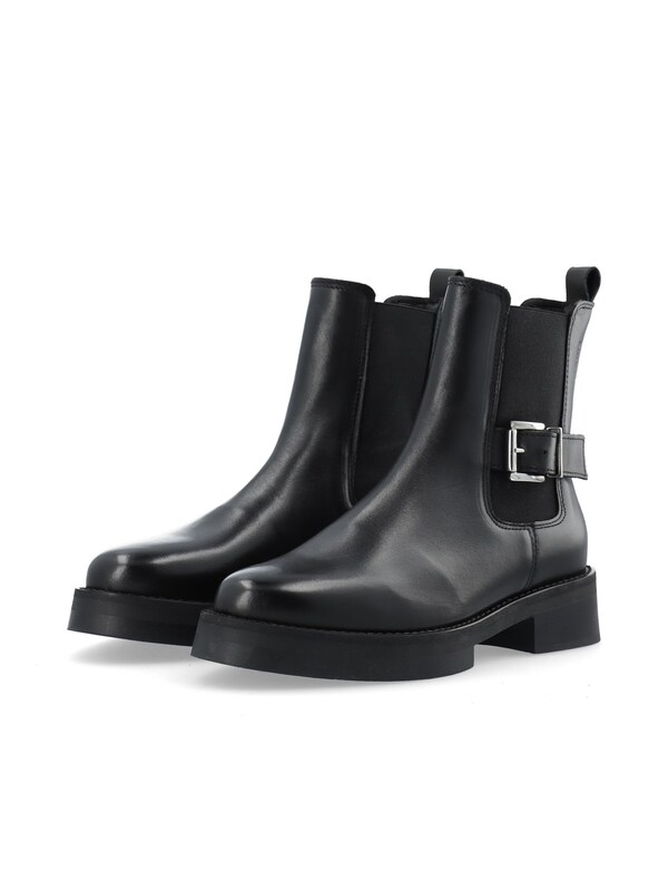 Bianco Bianco Chelsea Boots 'Panama' In Schwarz