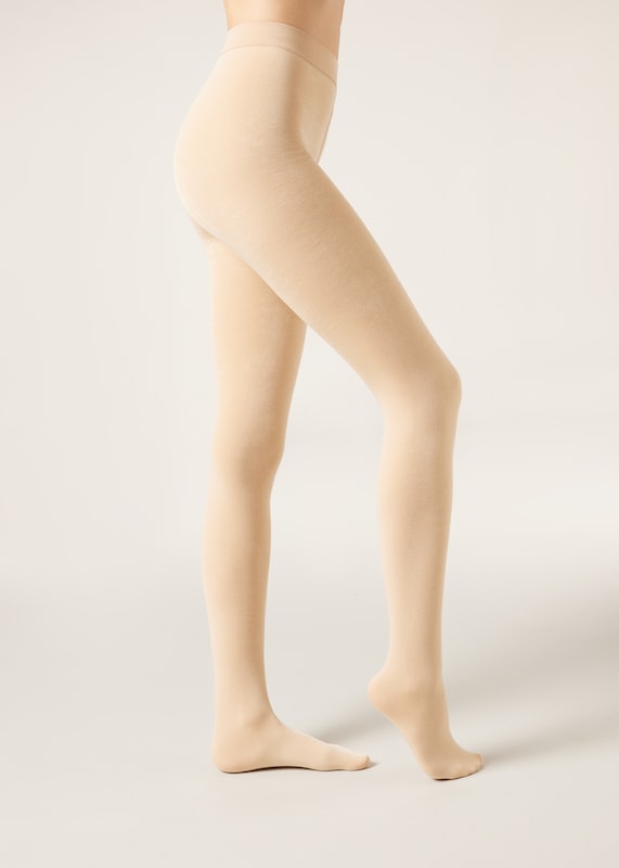 CALZEDONIA CALZEDONIA Strumpfhose 'THERMO' In Beige
