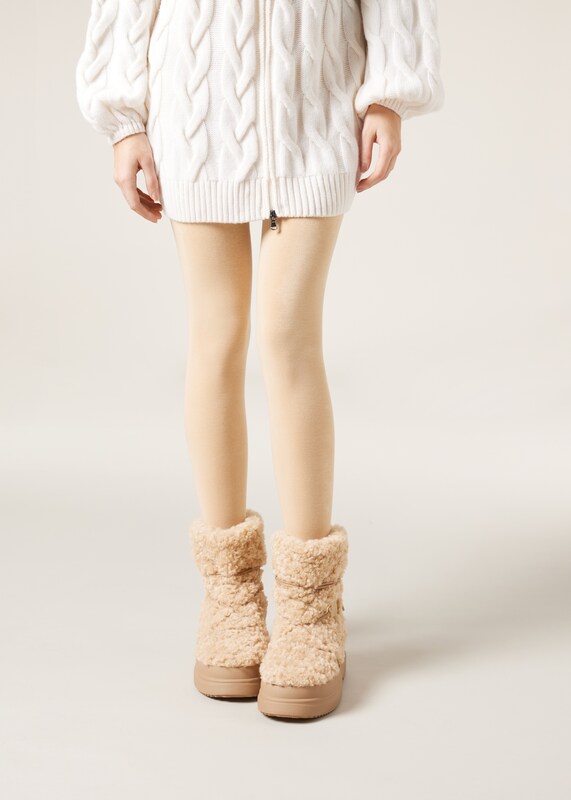 CALZEDONIA CALZEDONIA Strumpfhose 'THERMO' In Beige