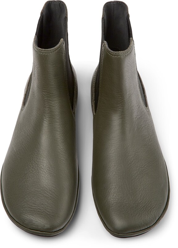CAMPER CAMPER Ankle Boots ' Right Nina ' In Dunkelgrün