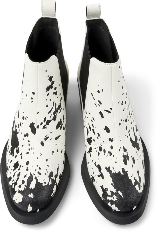 CAMPER CAMPER Chelsea Boots ' Bonnie Twins ' In Weiß