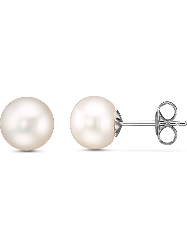 CHRIST CHRIST Ohrstecker in Perlweiß