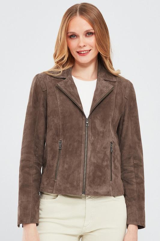 Derimod Derimod Jacke In Braun