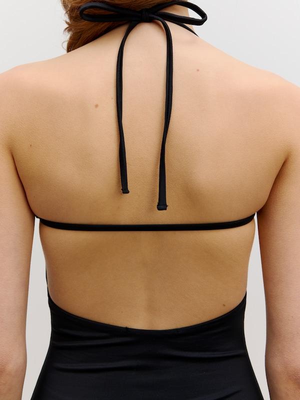 EDITED EDITED Bandeau Badeanzug 'Gilda' In Schwarz