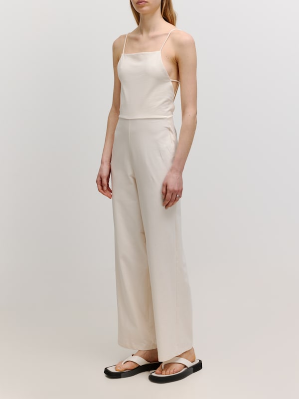 EDITED EDITED Jumpsuit 'Noor' (GOTS) In Weiß