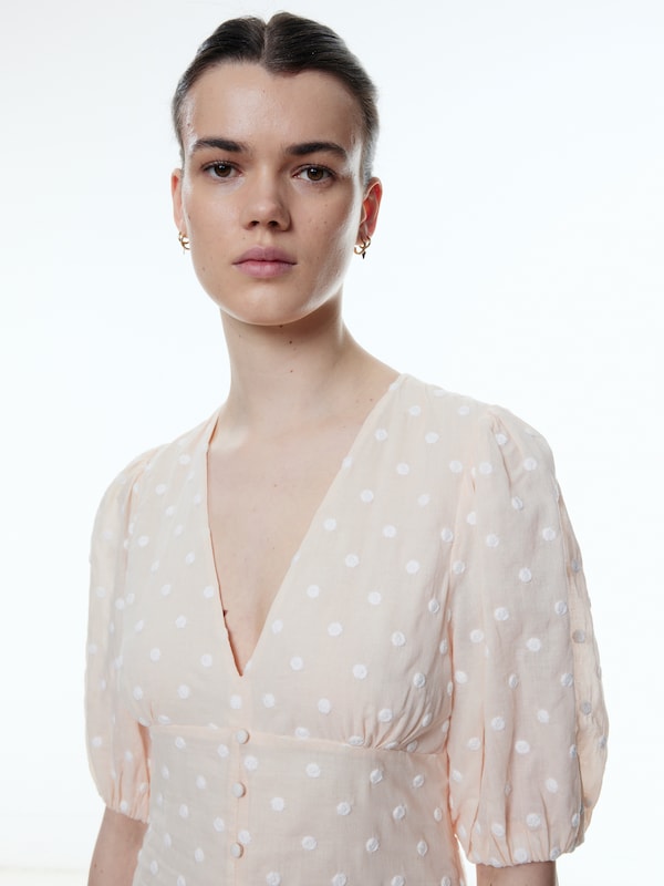 EDITED EDITED Kleid 'Wendy' (GOTS) In Beige