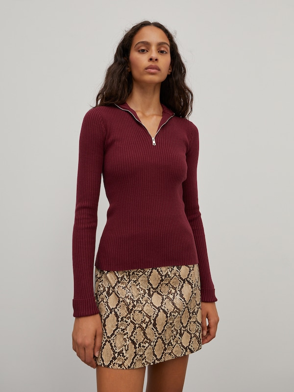 EDITED EDITED Pullover 'ALISON' In Burgunder