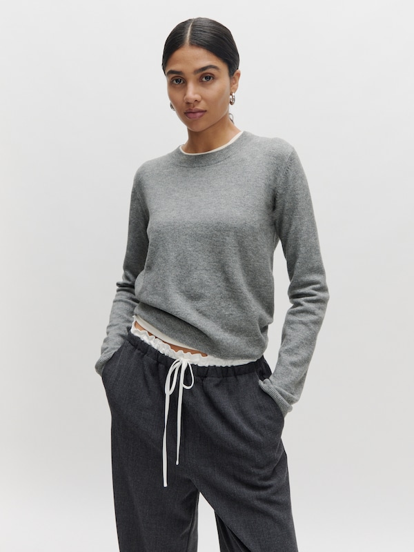 EDITED EDITED Pullover 'Jackline' In Graumeliert